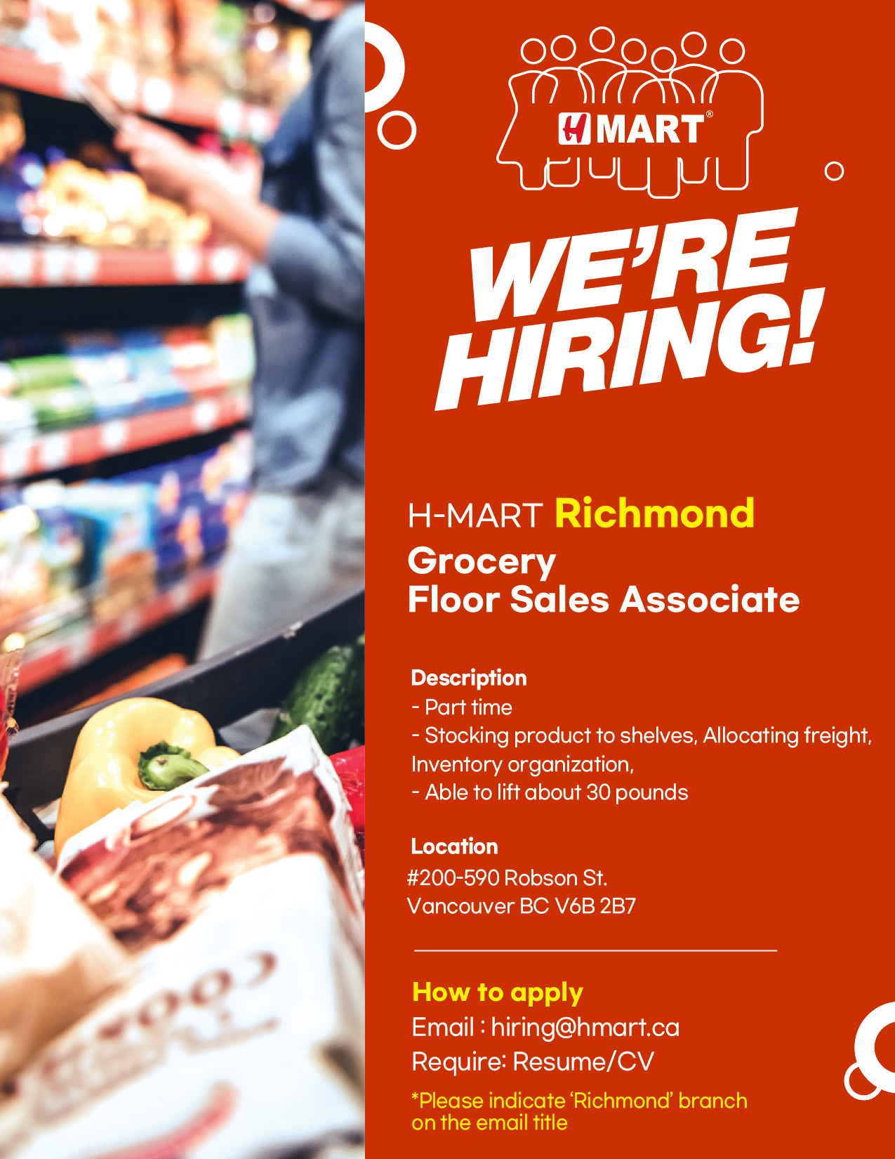 [H-Mart: Richmond] Grocery/ Produce department - [H-Mart: Richmond] Title image