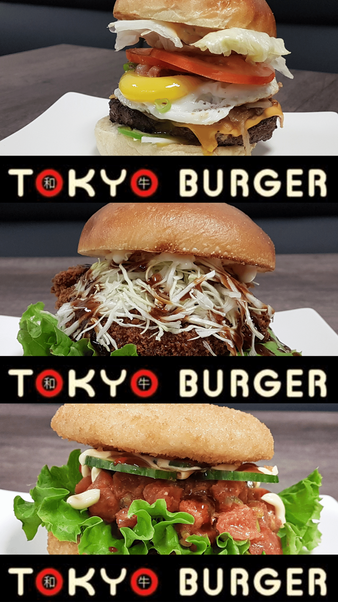 Japanese cook, server, bubble tea maker - Tokyo Burger Title image