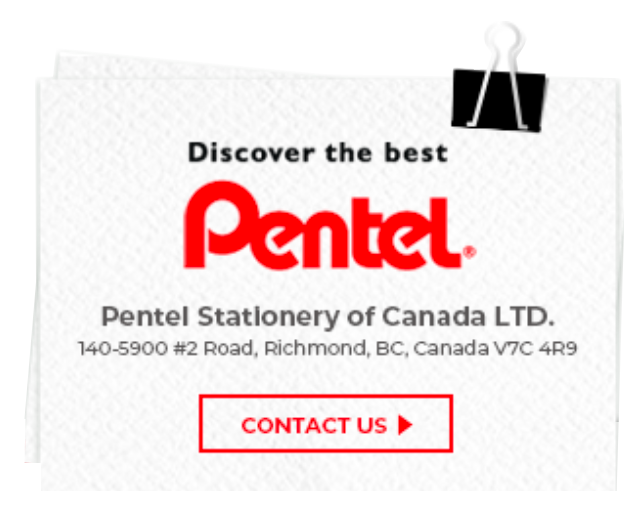 【急募】 日系文具メーカーにて倉庫スタッフ募集! - Pentel Stationery of Canada Ltd. Title image
